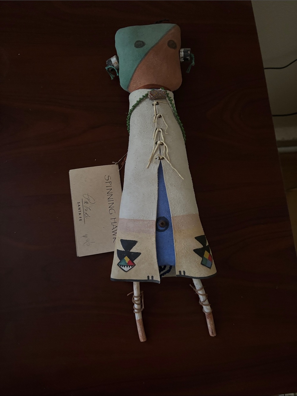 Spinning Hawk Petroglyph Doll